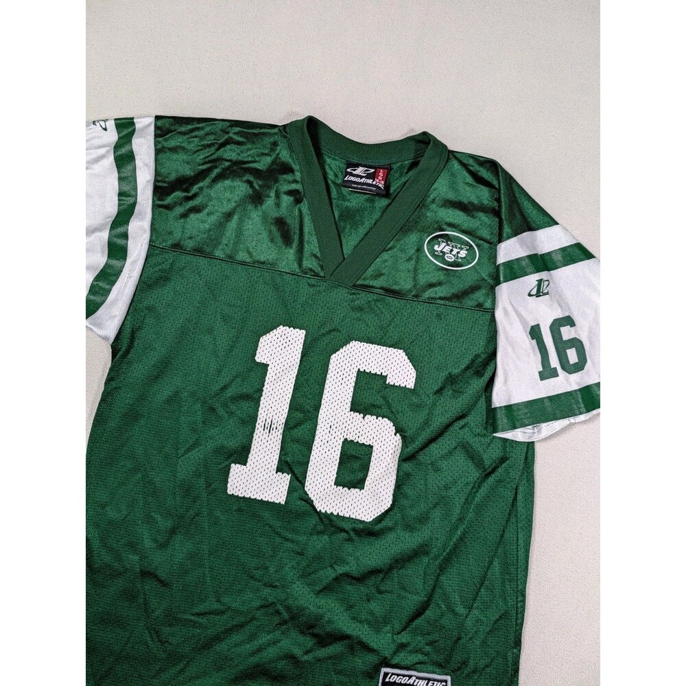 Vintage Logo Athletic Vinny Testaverde New York Jets Jersey Youth L Green USA
